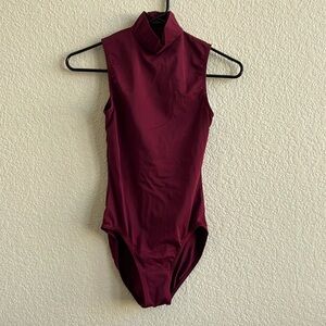 Burgundy Dance Leotard